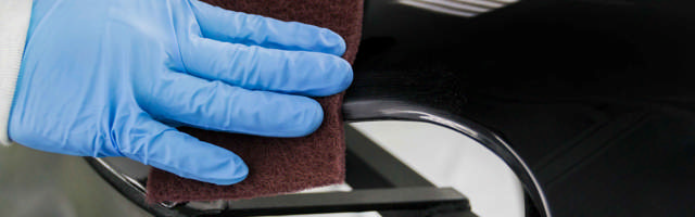 SBR 30 - Scuff rolls micro fine - gold - 100mm x 10m