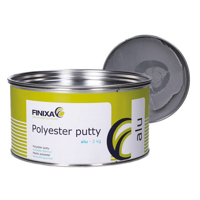GAP 50 - Polyesterspachtel 2kg + Härter - alu