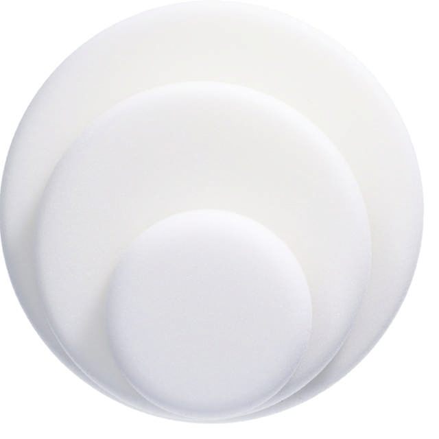 POP 518 - Schaumpad weiss 'closed cell' 180/30mm - 2stk.