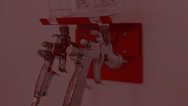 Lackierpistolenhalter