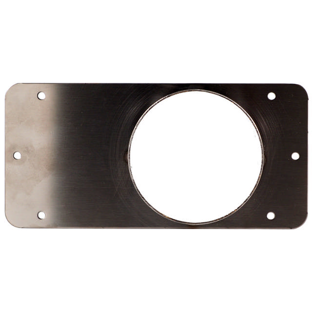 Zijadapter 80 mm - Roestvrij staal