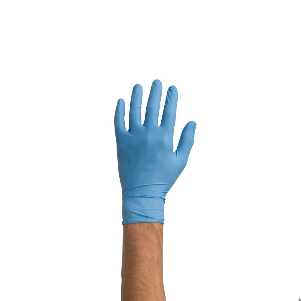 Gants jetables Nitrile Bleus