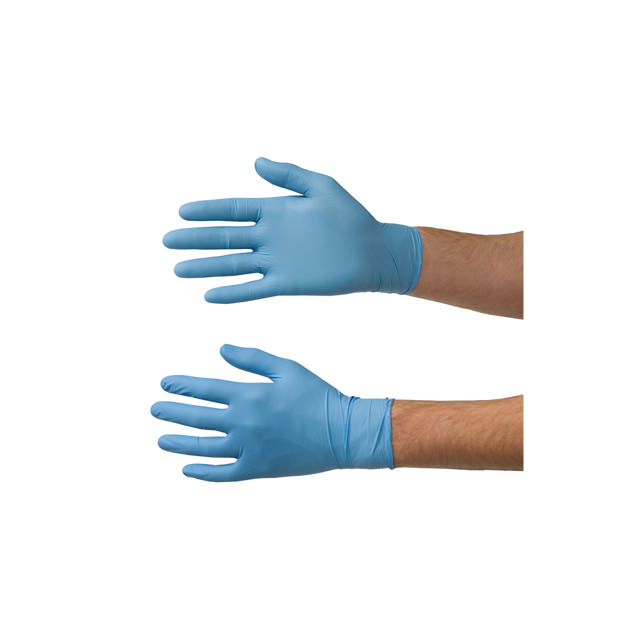 Gants jetables Nitrile Bleus