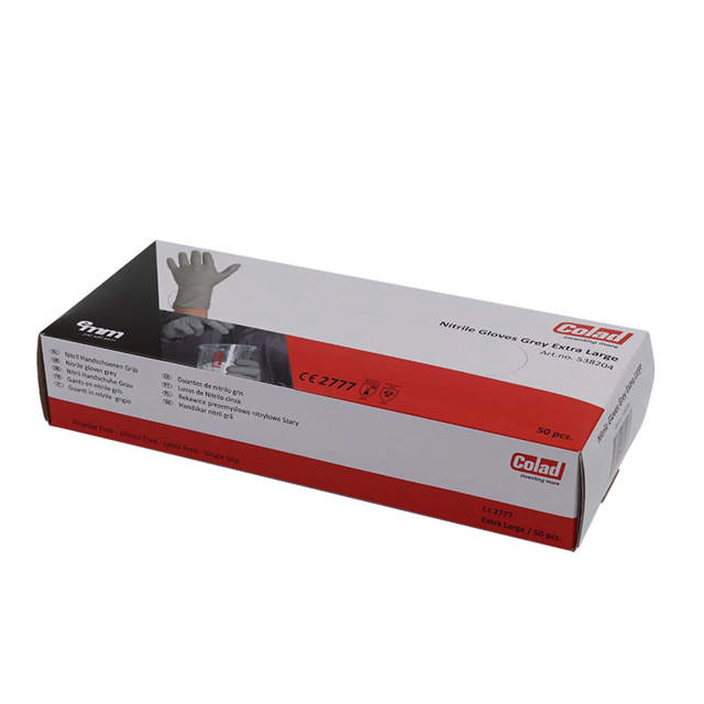 Disposable Nitril Handschoenen Grijs 