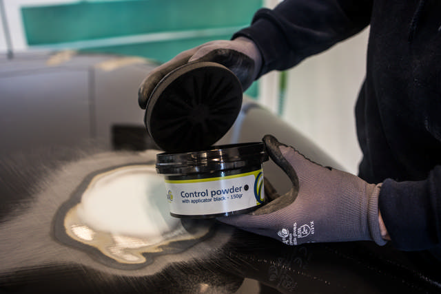 CPS 160 - Kontrollpulver mit applikator schwarz - 150gr