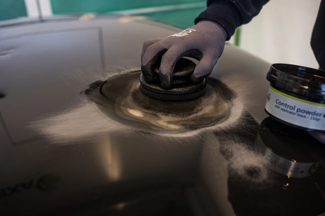 CPS 160 - Kontrollpulver mit applikator schwarz - 150gr