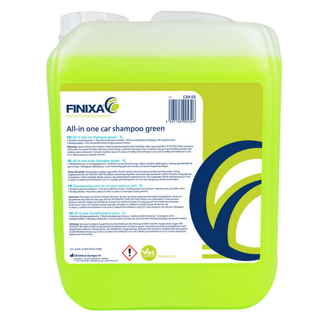 CSH 1000 - All in one auto shampoo groen - 1000l