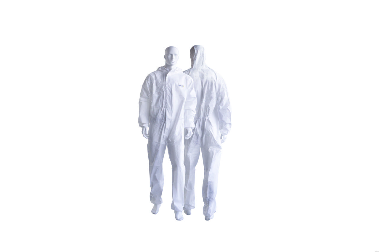 CSO - Spuitoverall wit