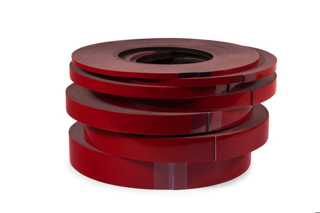 DZB 25 - Dubbelzijdige kleefband rood 25mm x 10m