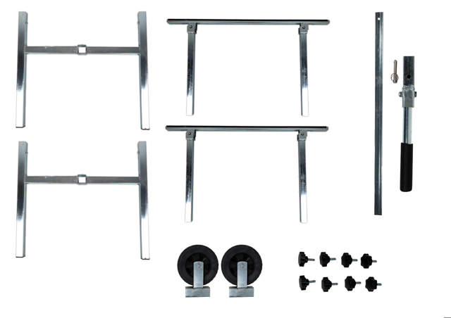 EQU 52 - Soporte para ruedas y paneles