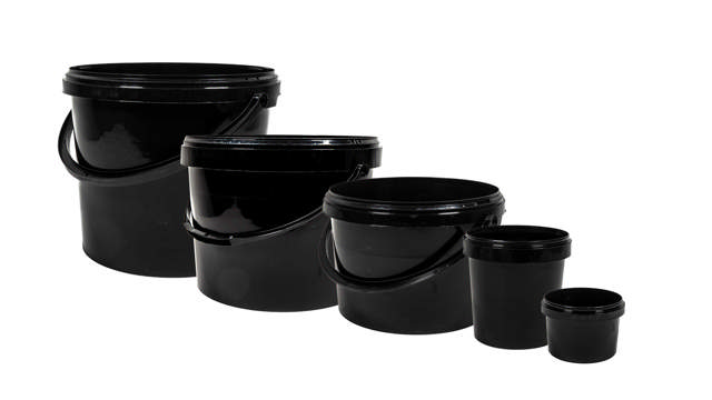 GAD 030001 - Zwarte  bewaarbekers 3l op pallet 760 pcs
