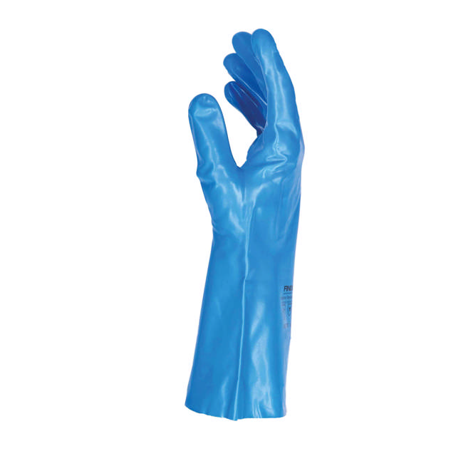 GLQ 08 - Guantes de nitrilo caucho azul M - 1 par