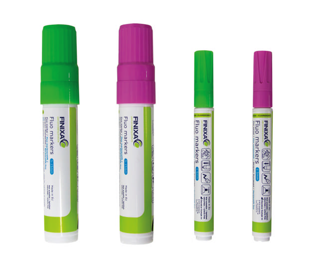 MAR 21 - Marcadores fluorescentes verde 6p. 5mm-15mm