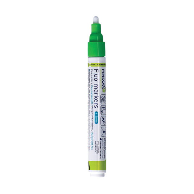 MAR 21 - Marcadores fluorescentes verde 6p. 5mm-15mm