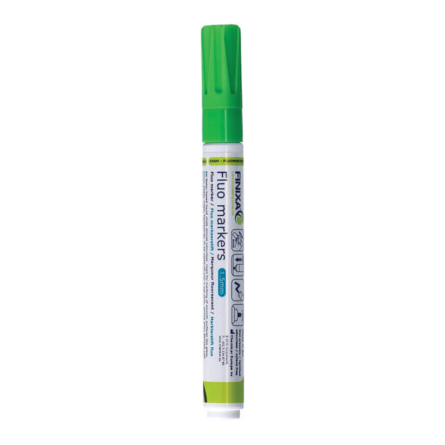 MAR 21 - Marcadores fluorescentes verde 6p. 5mm-15mm