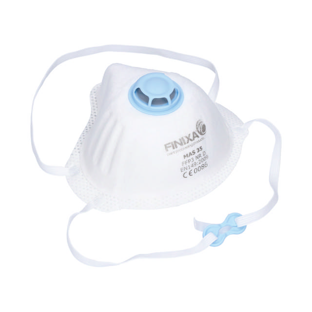 MAS 35 - Mascarilla antipolvo P3 con válvula - 10 udes.