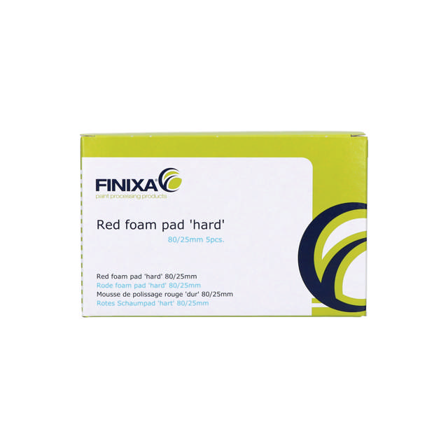 POP 318 - Esponja de pulido color rojo 180/30 mm - 2 udes.