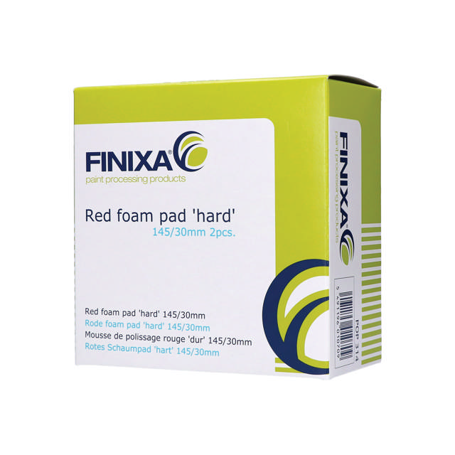 POP 318 - Esponja de pulido color rojo 180/30 mm - 2 udes.