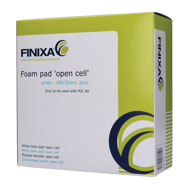 POP 518 - Esponja de pulido color blanco 180/30mm - 2 udes.