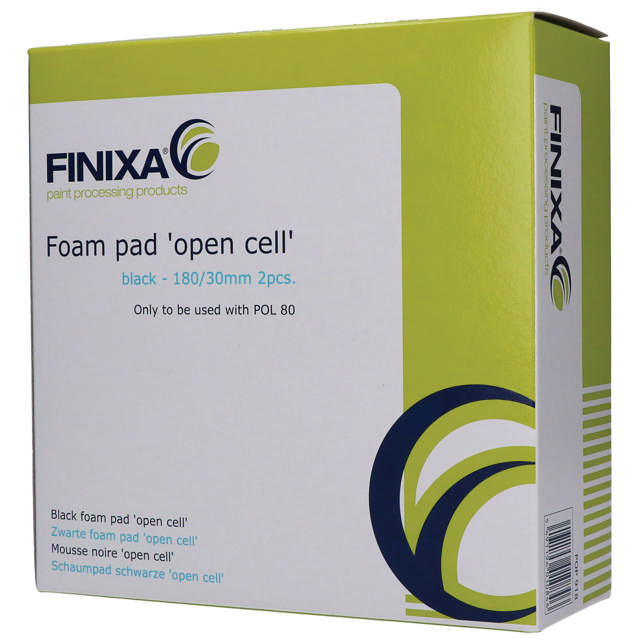 POP 918 - Esponja de abrillantado color negro 180/30 mm - 2 udes.