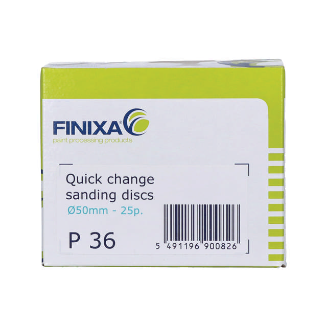 QCD 5036 - Quick change schuurschijven Ø50mm  P36 25st.
