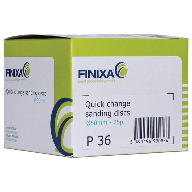 QCD 5036 - Quick change schuurschijven Ø50mm  P36 25st.