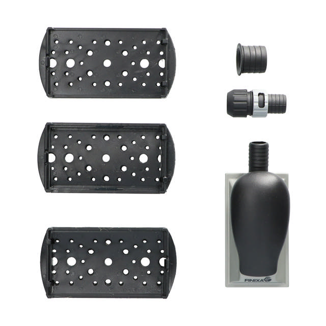 SAB 07 - Schuurblok - ergonomische grip + 3 aanzetstukken