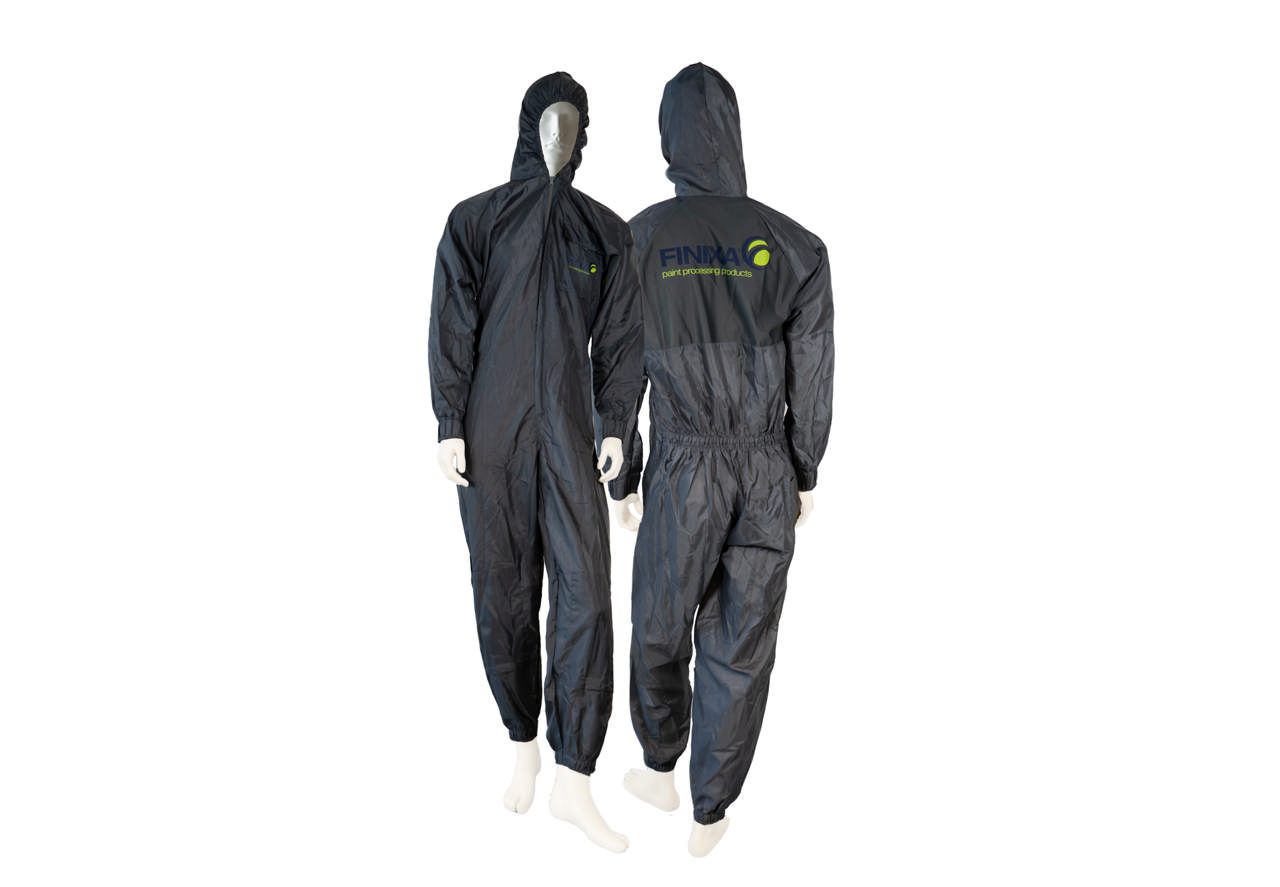SOG - Spuitoverall polyester grijs - optie kniebescherming