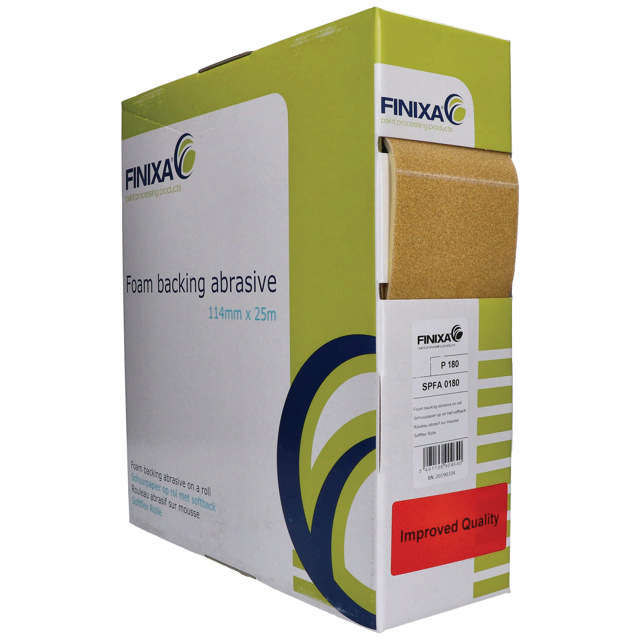 SPFA 1000 - Schuurpapier op rol met softback 114mm x 25m P1000