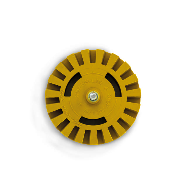 PRD 05 - Disco quita adhesivos estriado con perno Ø100 mm x 26mm