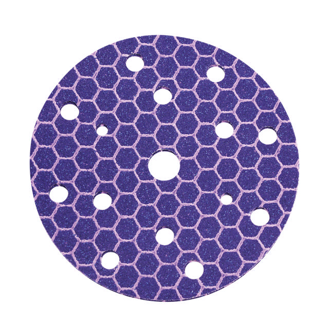 Carta abrasiva viola - Ceramica - Ø 150 mm – 15 fori