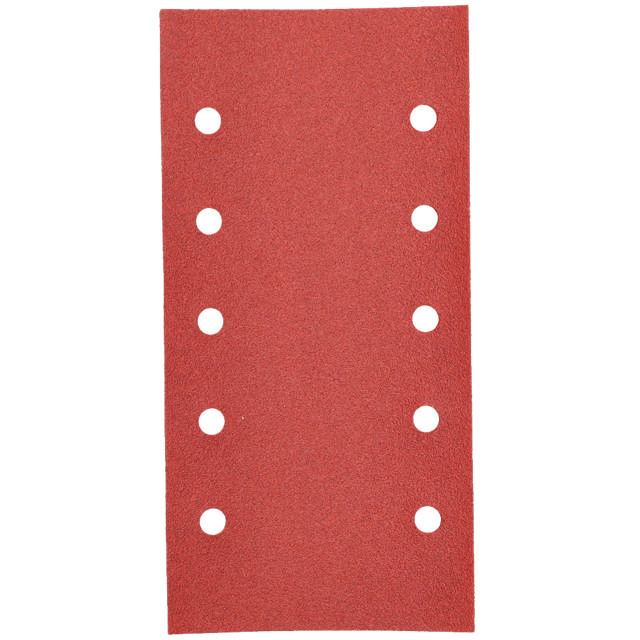 Foglio velcro abrasivo 115 mm x 230 mm - 10 fori 