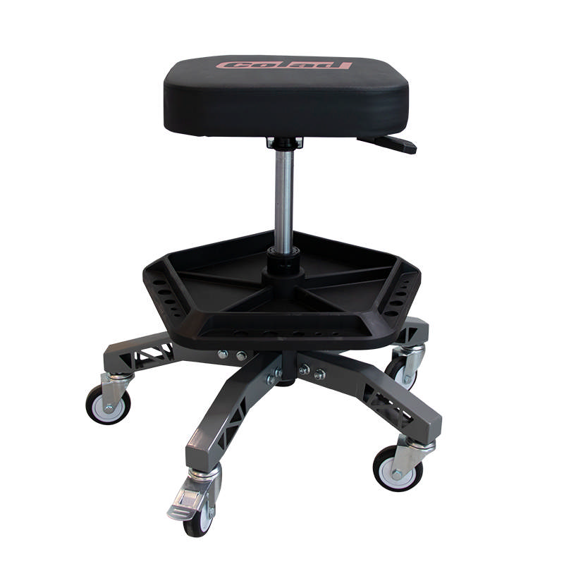 Tabouret mobile Deluxe à base araignée 
