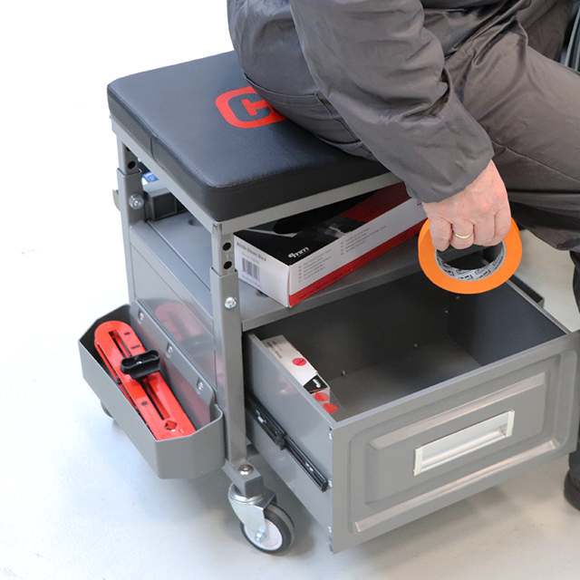 Caisson-tabouret mobile Deluxe 