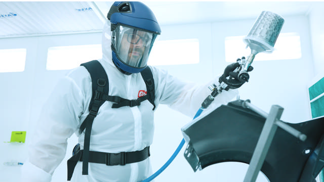 Nieuw: Colad PU-gecoate Nylon Spuitoverall - Cat III Type 6