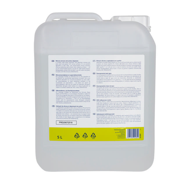 Removedor de silicone e desengordurante de superfícies