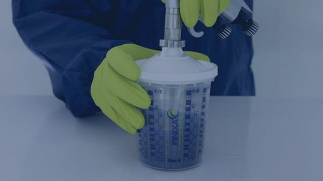 Green Paint System - Paint straining on lid