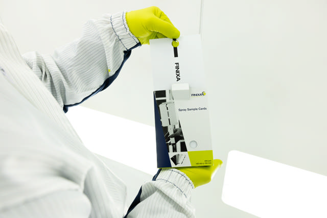 SSC 01 - Placas muestras de pintura - blanco - 250un.