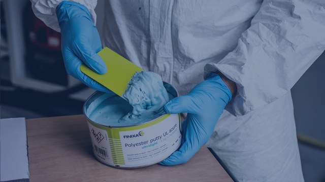 Masilla de poliéster ultraligera – Azure