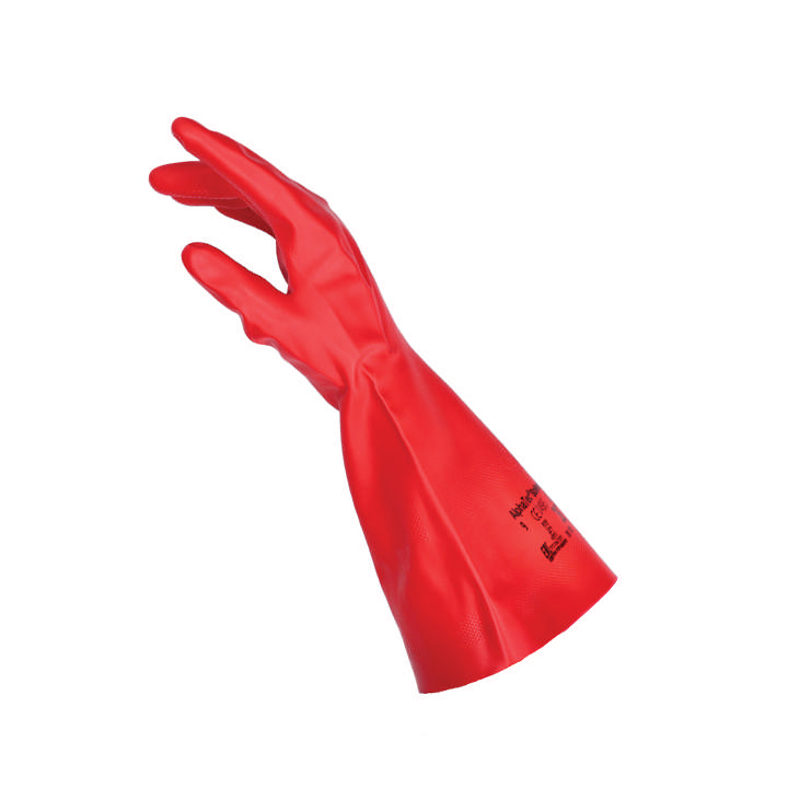 GLD - Guantes de nitrilo rojo - 1 par