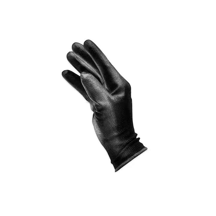 GLL - Guantes PU negro - 12 pares